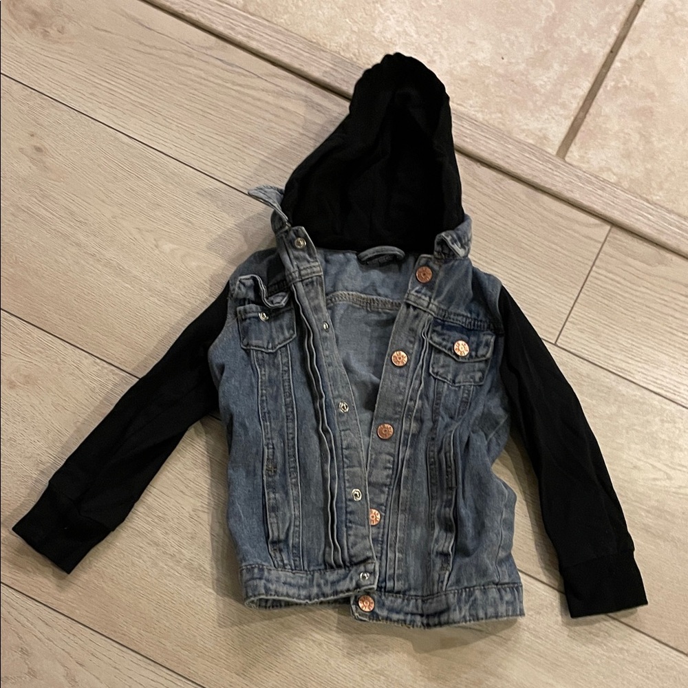Little Bipsy Denim and Black Kids Jacket